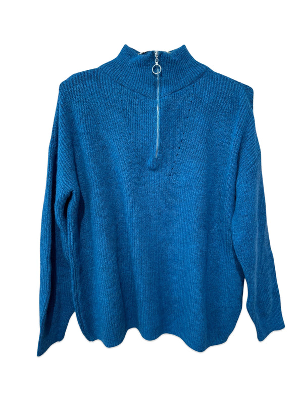 Love Some Fun Sovaye Sweater Blue