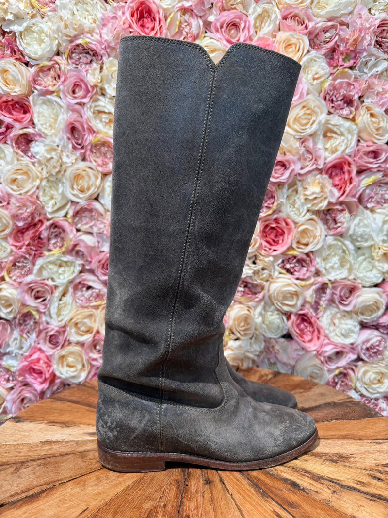 Isabel Marant Boots used look Grey Brown