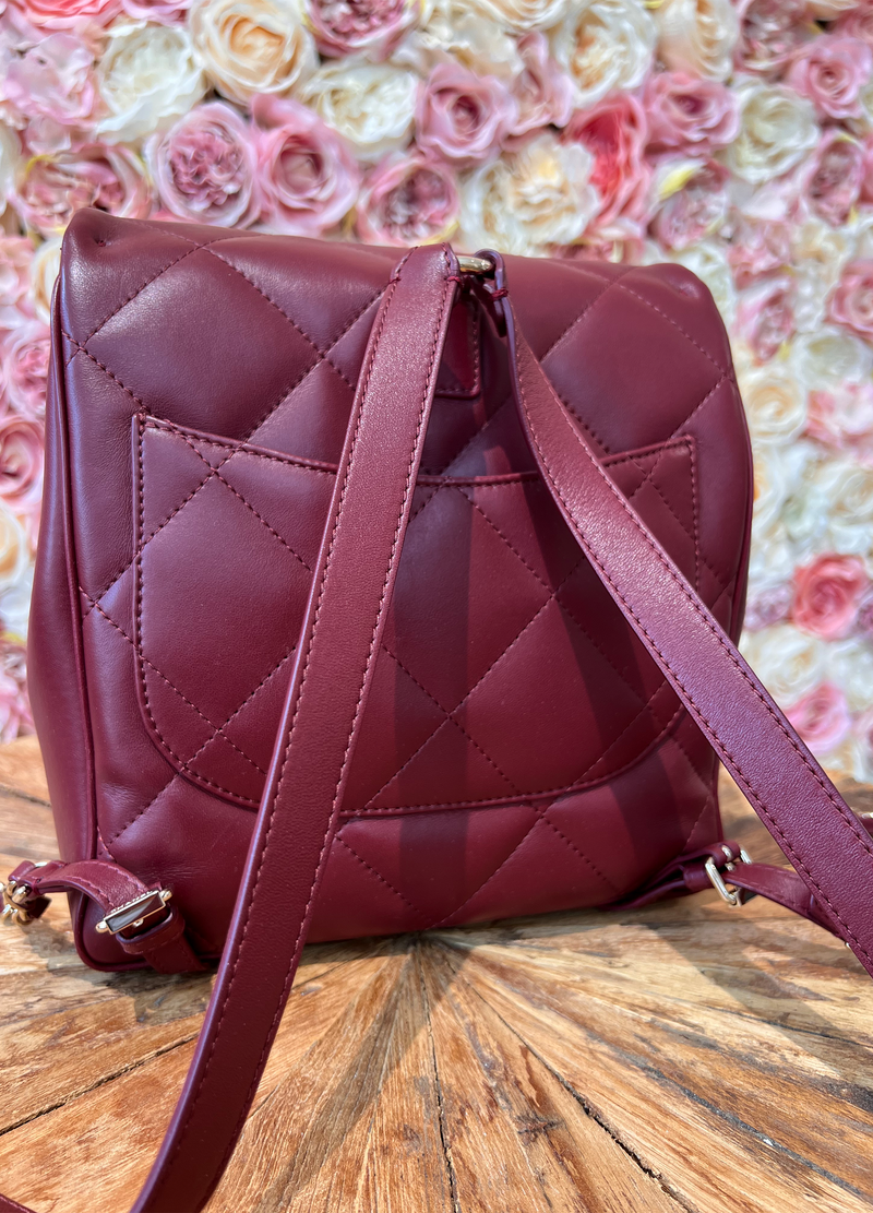 Chanel Backpack Bordeaux Lambskin (2019)
