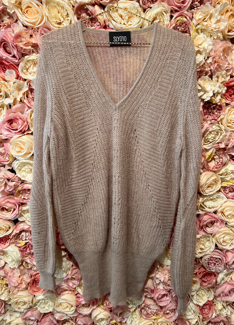 Sly010 Mohair Sweater Beige
